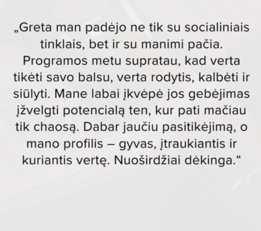 Atsiliepimas apie pasitikėjimą ir socialinius tinklus